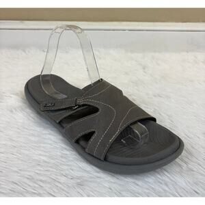 KuaiLu Lightweight Sandals Cushion Footbed Slip-On Gray Sandals Size 42/11